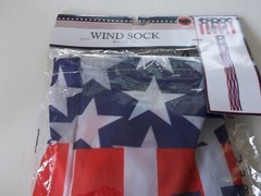 Patriotic Wind Sock STARS AND STRIPES Hanging Decor Decorations 48″ July 4th
