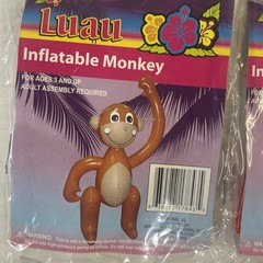 Inflatable LUAU Beach Party Theme Parrot Monkey Sea Horse Flamingo
