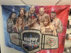 WWE Happy Birthday Backdrop Banner Photo Background Party Decoration 60″x40x