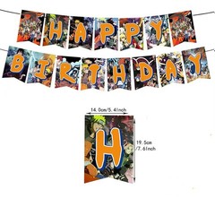 Anime Naruto Shippuden Theme Birthday Party Supplies,Birthday Party Decorate Set