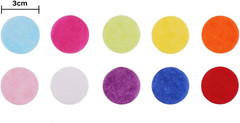 1.2 Inch 2000 Pieces Multicolor Circle Paper Confetti for Party Wedding tions