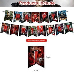Friday The 13th Party Supplies,Horror Movie Jason Party Decorations Includes …