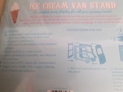 Ice Cream Van Display Stand Sweets Cake Desserts Birthday Cupcakes Decorations