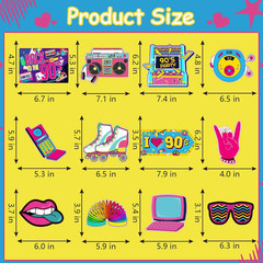 90s Theme Party Decorations Throwback 90’s Party Colorful 1990s Hip Hop Birthday