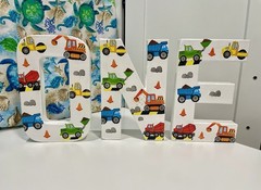 “I Dig Being One», «Little Builder» ONE Birthday Letters, Party Decor, 1st Bday