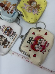 Crybaby Cartoon Coin Pouch Keychain Party Pack Set (Lot of 6)
