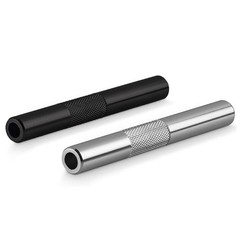 3Pcs Snuff Boxes Tube Aluminum Alloy Straw Party Tool Men Gift 70mm Length