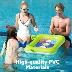 2 Sets Inflatable Pool Toss Game Combo Set Includes Ring Toss & Corn-Toss Gam…