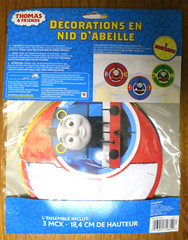 THOMAS All Aboard Friends HONEYCOMB DECORATIONS (3) ~ Birthday Party Supplies