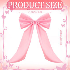 Big Wall Bow Decorations 39 X 72 Inch Giant Birthday Party Decor Ribbon Hanging