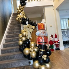 Black and Gold Balloons, 50PCS 12 Inch Black and Gold Confetti Black Gold