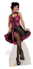 Can-Can Dancer Cardboard Cutout Fun Figure 176cm Tall – Great for Parties