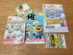 Despicable Me Birthday party decorations Supplies Lot Balloons Tablecover More!