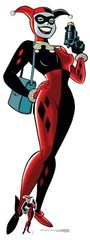 Harley Quinn with Gun Official DC Comics Lifesize and Mini Cardboard Cutout