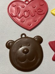 100 Heart Balloon Weights Hanging Decoration Gift Valentines Birthday Party NEW