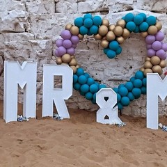 Large Size Metal Balloon Arch Kit, Wedding Heart Arch Stand, Love Balloon Col…