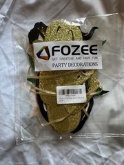 FOZEE Party Garland Paper Decorations Gold Black Green for Party