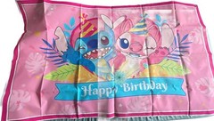 Lilli & Stitch Pink Birthday Party Decorations Banner Tablecloth Balloons Etc