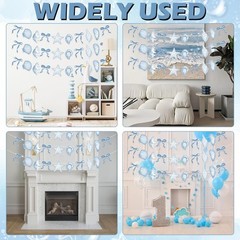 Bow Starfish and Shell Banner, Beach Bachelorette Party Decorations Seashell …