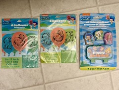 New – Assorted Bubble Guppies Party Supplies