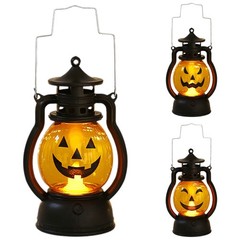 1Pcs Pumpkin Light Up Carnival Led Lights Portable Lantern Expression Cosplay