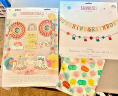 Sunshine Party Bundle Banner Room Wall Decor Positive Happy Birthday Rainbow