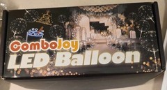 20 Light Up LED Balloons, Warm White, Use With Air Or Helium