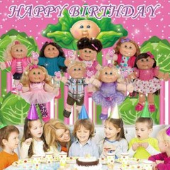 Cabbage Patch Party Decoration Party Supplies Backdrop Banner Background 7x5ft