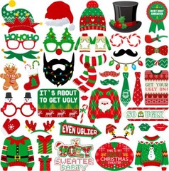 Ugly Christmas Sweater Party Decorations Photo Props 42Pcs Ugly Sweater Photo…