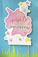 3 Unique Large Unicorn Yard Signs Birthday, Party w/Metal Stakes 23.8″ High