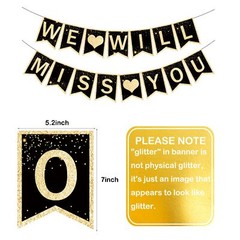 Farewell Party Decorations Supplies Kit, We Will Miss You Decorations,Going Away
