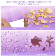 67PCS Purple Decorations Set – 2pcs Foil Fringe Curtains Streamers, Banners, …