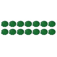 Floating Lotus Leaves Artificial Set for Ponds Aquariums and Fish Tanks 36