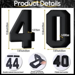 40 Cardboard Fillable Number Boxes for Charcuterie Snacks Paper Mache Display