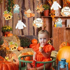 Thanksgiving & Fall Birthday Party Decorations Set, Thanksgiving Banner Hanging