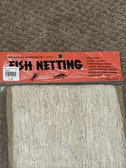 Vintage NIP Fish Netting Decorator 6’ X 12’ Natural White Beach Nautical Décor