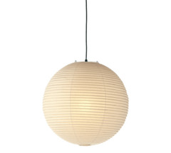 12″ Biege / Ivory Fine Line Premium Even Ribbing Paper Lantern, Extra Sturdy