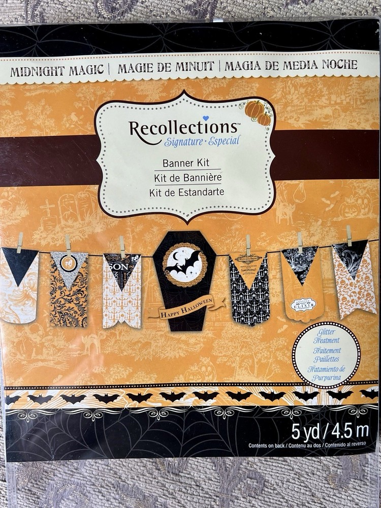 Halloween Recollections Banner Kit Home & Party Decor – New
