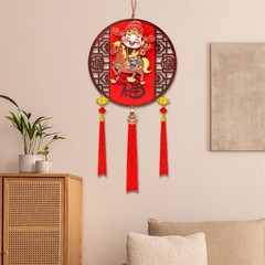 Chinese New Year Hanging Decoration God of Wealth for Parties Office Tree