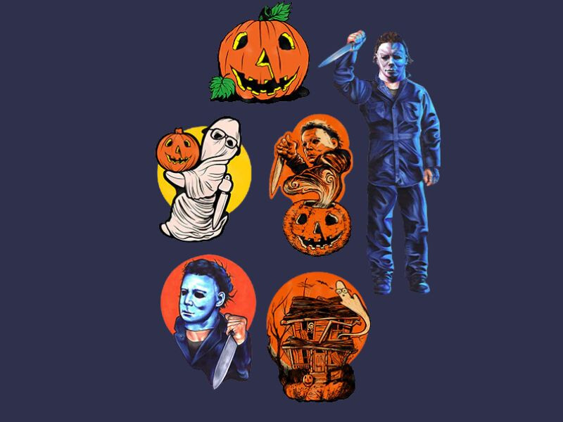 Halloween 1978 Wall Decor Michael Myers Poster Canvas Art Horror Trick or Treat