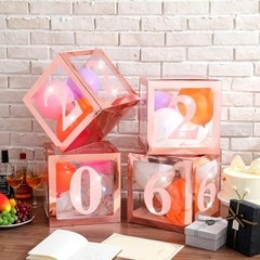 8 Pcs Prom Decorations Set – 12″ Column Stands, Sparkle Balloons & Boxes for 202