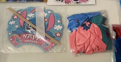 Lilli & Stitch Birthday Party Decorations Banner Tablecloth Balloons Etc