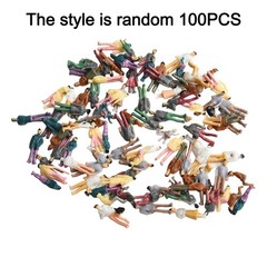 Miniature Colored People Set of 100 Perfect for Creative Models and Dioramas