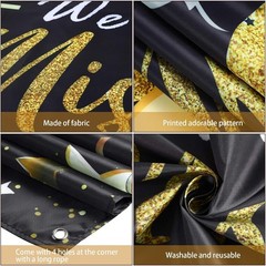 We Will Miss You Banner- Extra Large 72 x 44 Inch, Graduation Backdrop for 20…