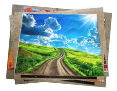Backdrops Puppet Shows or Dollhouse Miniature Backdrops; 18 different scenes