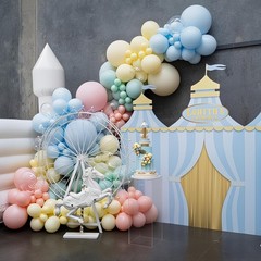 Pastel Balloons 12 Inch Macaron Pink Blue Green Purple Yellow Pastel Rainbow …