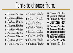 Personalised Birthday Vinyl Decal for Sail Board Backdrop Balloon Party Sticker