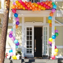 1000 Pcs Balloons Assorted Colors 12 Rainbow Latex Balloons for party Birthda…