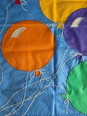 Yard Flag 40″ X 28″ Balloon Birthday Party Celebrate Multi Blue Background