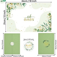 Baby Shower Party Decorations Boys Sage Green Baby Shower Guest Book to Sign in